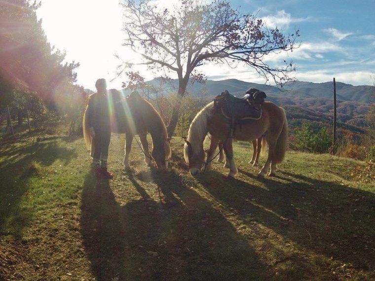 gita a cavallo in Abruzzo