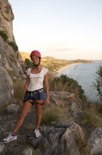 free climbing a sperlonga